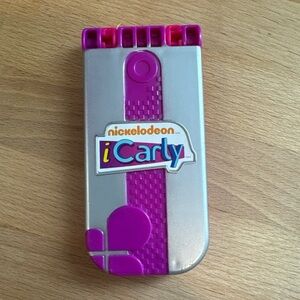 McDonald's iCarly Lipgloss Flip Phone 2010 ‎Nickelodeon Happy Meal Toy -No Gloss
